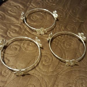 Silver bracelets